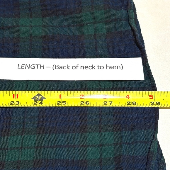 L.L.Bean Men's Flannel Casual Long Sleeve Button down Shirt 3XL 100% Cotton Work - Picture 8 of 10